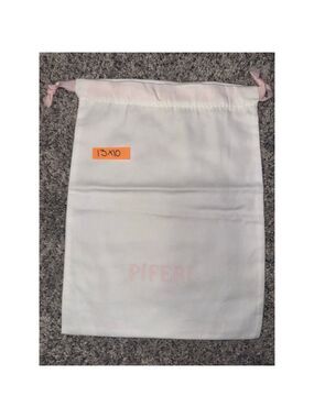 Unisex Piferi White Pink Drawstring Dust Storage Bag One Size​